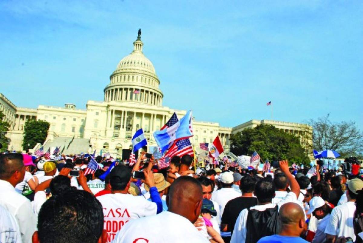 Los centroamericanos han protestado contra las medidas antiinmigratorias de Donald Trump (Foto: Crónica/ El Heraldo Honduras/ Noticias de Honduras)
