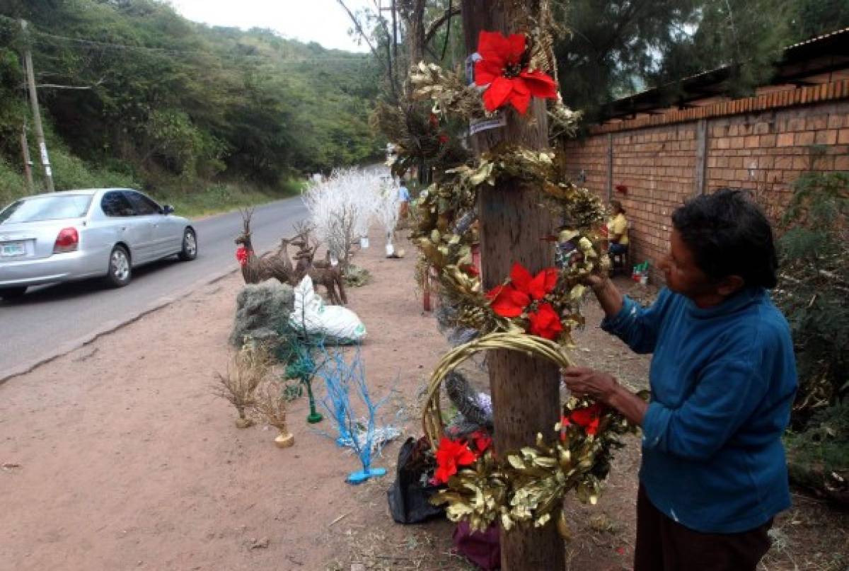 Espléndidas obras de arte navideño engalanan las calles de la capital