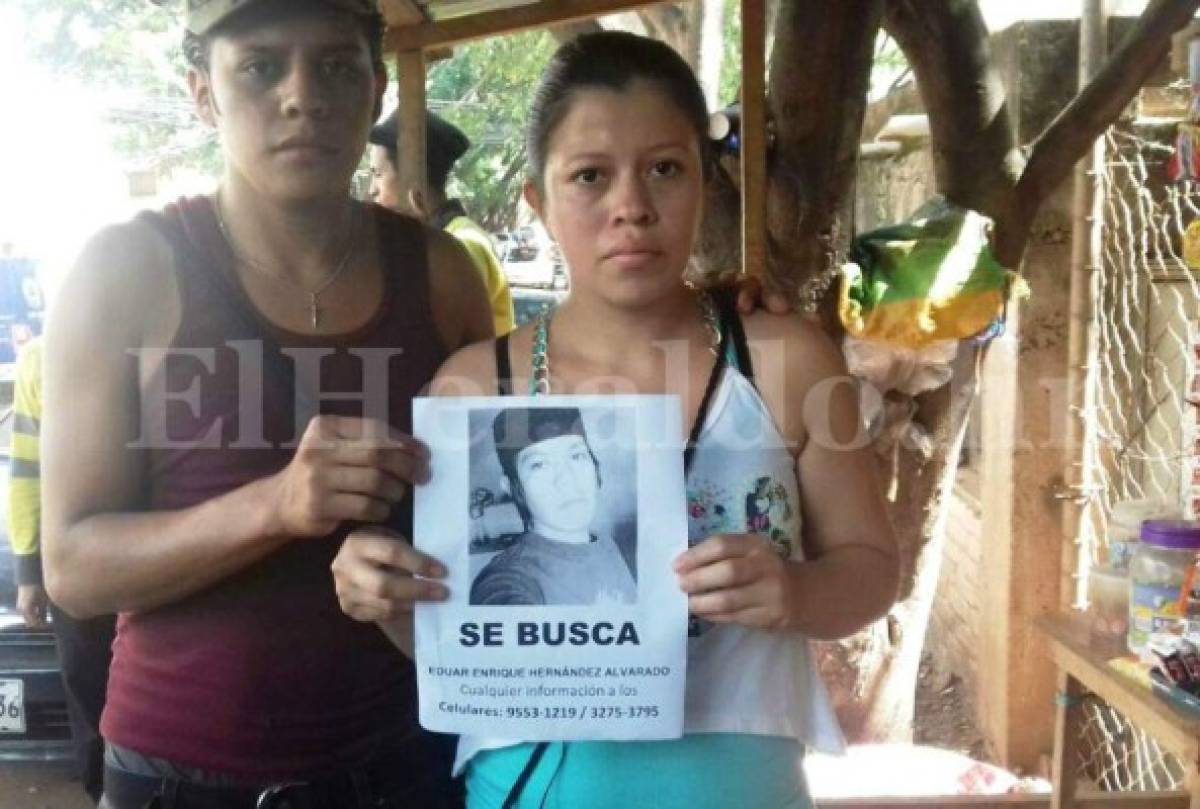 Los familiares emprendieron una búsqueda infatigable de Eduar Hernández Alvarado, desaparecido tras conocer una chica en Facebook.