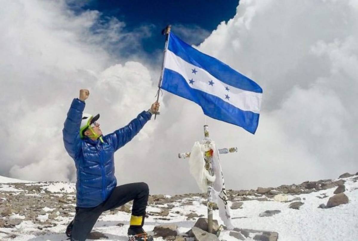Hondureño Ronald Quintero sueña con llegar a la cima del monte Everest