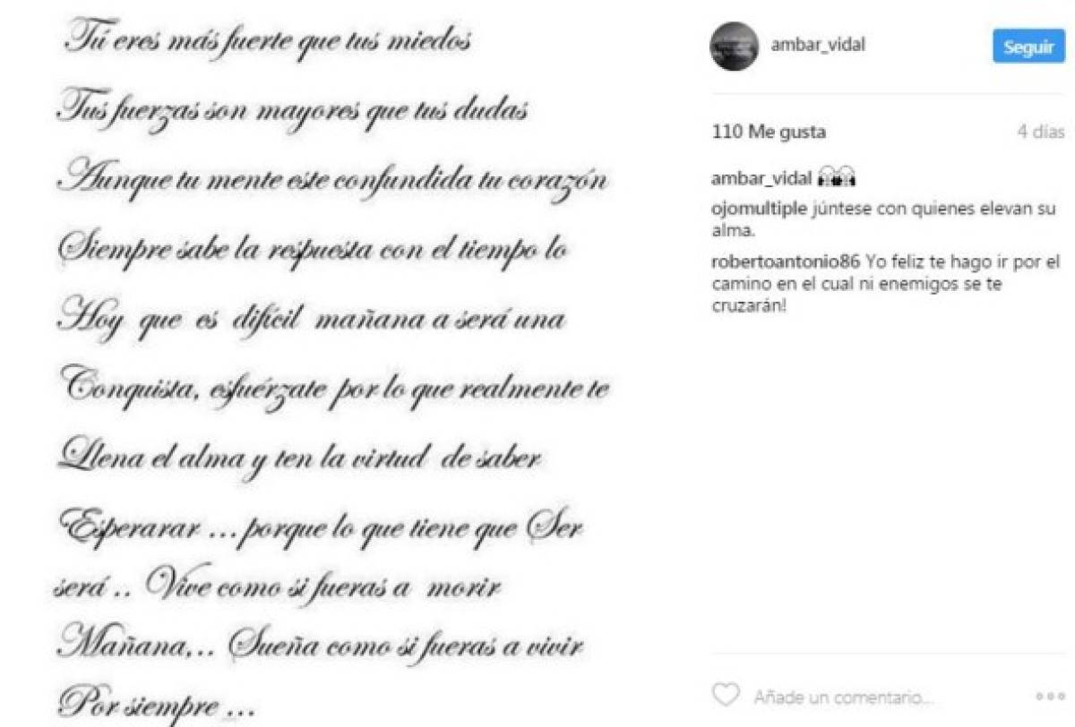 Hermana de Arturo Vidal publicó un extraño mensaje en Instagram un día antes del asesinato de su esposo