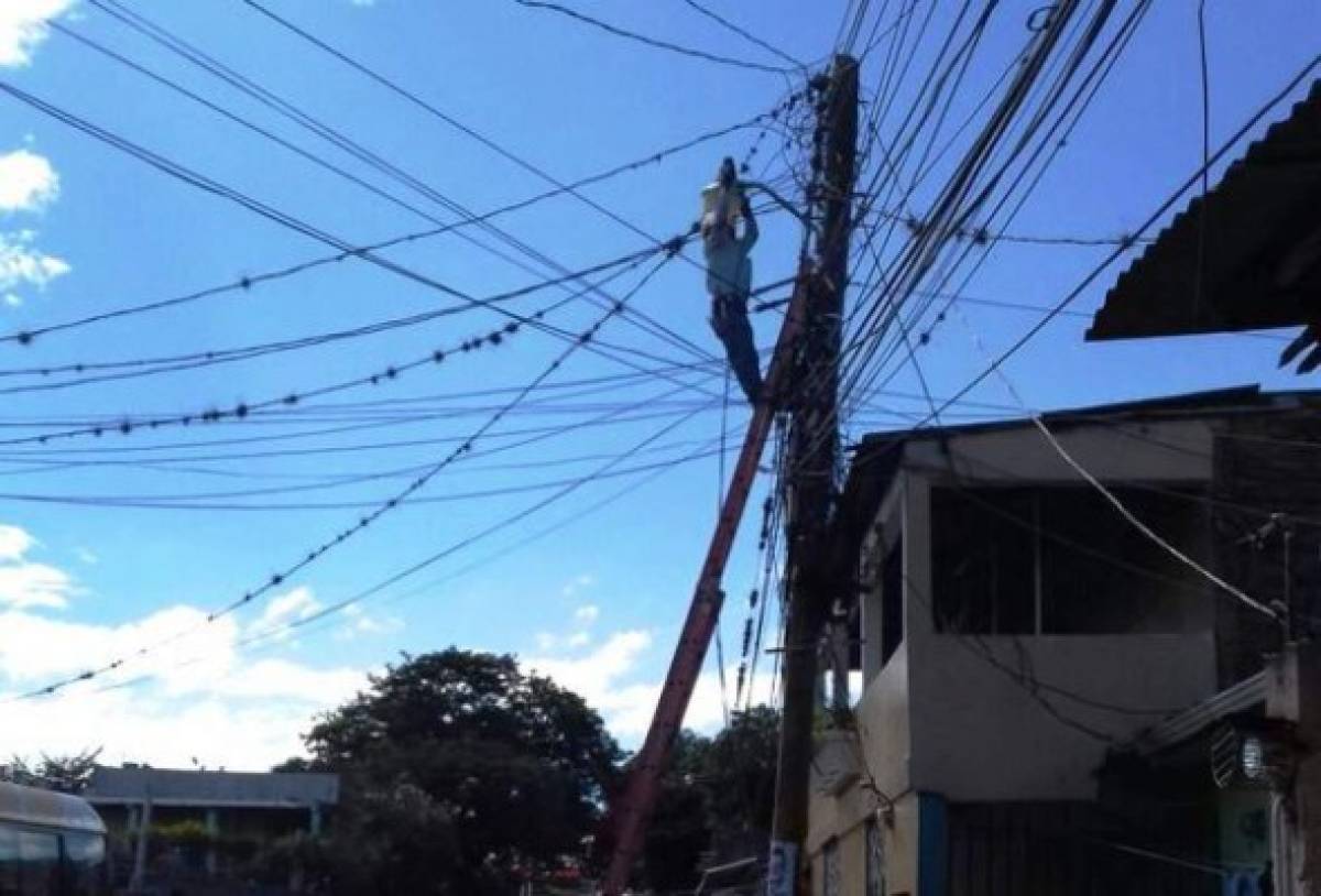 Sectores que estarán sin energía eléctrica este martes en Honduras