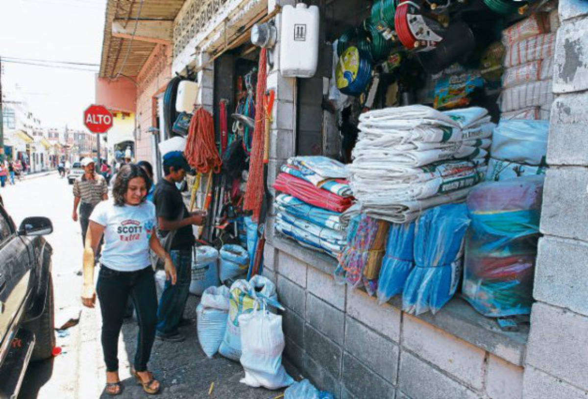 En auge zonas comerciales de Comayagua
