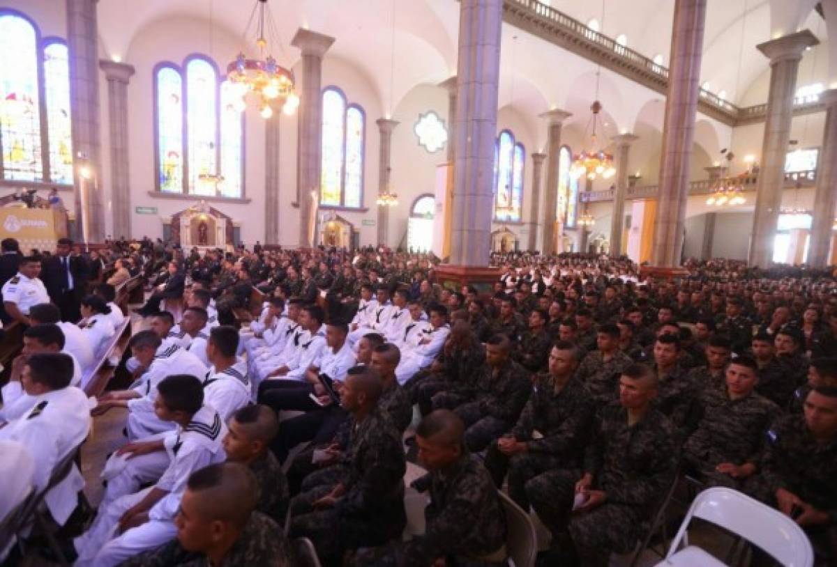 Las Fuerzas Armadas realizan eucaristía en honor a Santa María de Suyapa   