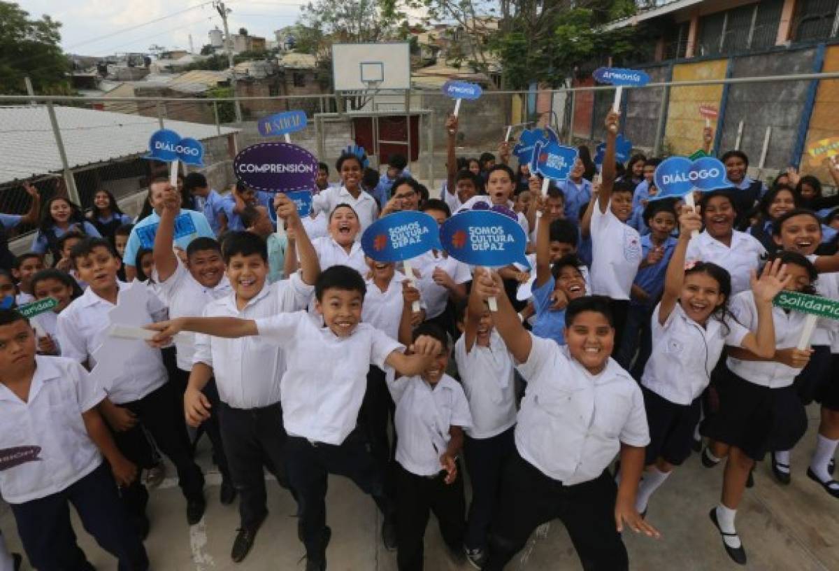 Plan para prevenir violencia llegará a 10 centros escolares de la capital de Honduras