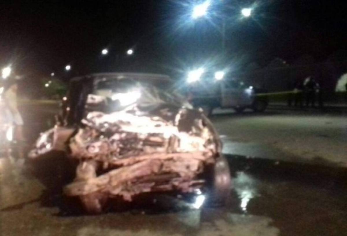 Muere un policía en accidente de tránsito en San Pedro Sula  