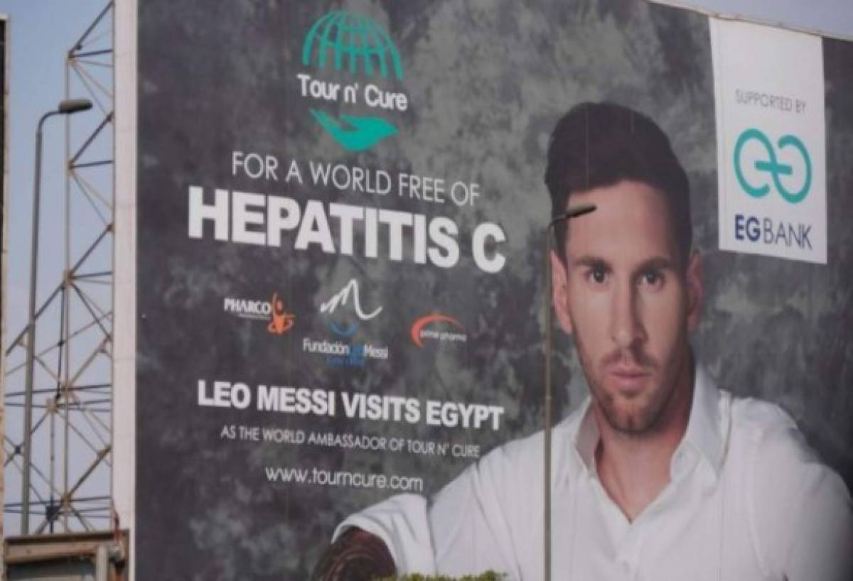 Messi en Egipto el martes para una campaña contra la Hepatitis C