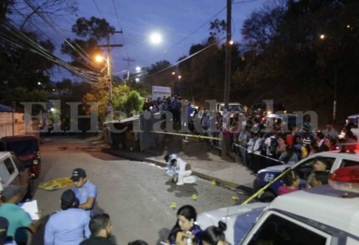 Cinco muertos deja confuso tiroteo en Tegucigalpa