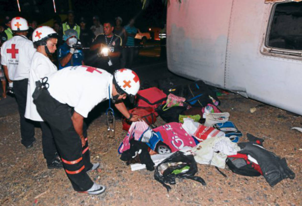 Cuatro muertos deja encontronazo en carretera al sur de Honduras