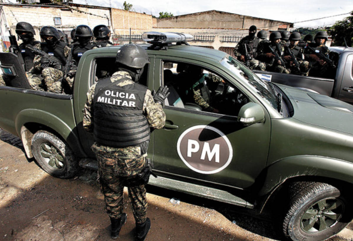 Policía Militar ya da seguridad en Honduras