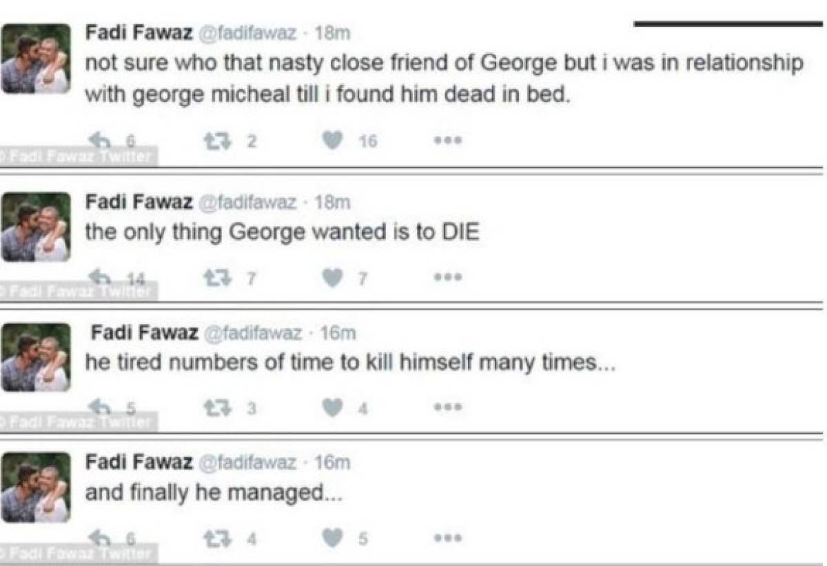 Estos fueron los tweets que Fawaz negó haber escrito días atrás en su cuenta de Twitter.