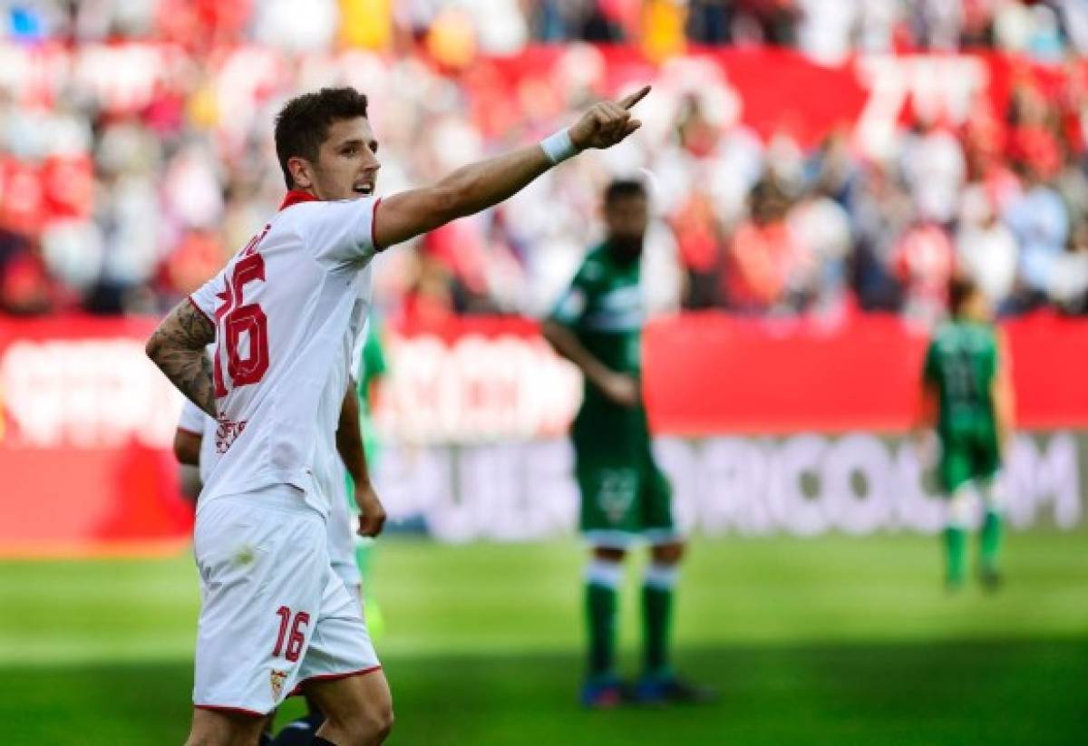 El Sevilla empata 1-1 ante el Leganés y se descuelga de la cabeza en La Liga (Foto: AFP)