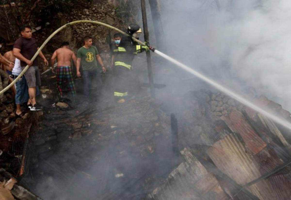 Casi un incendio por día se reporta en la capital de Honduras