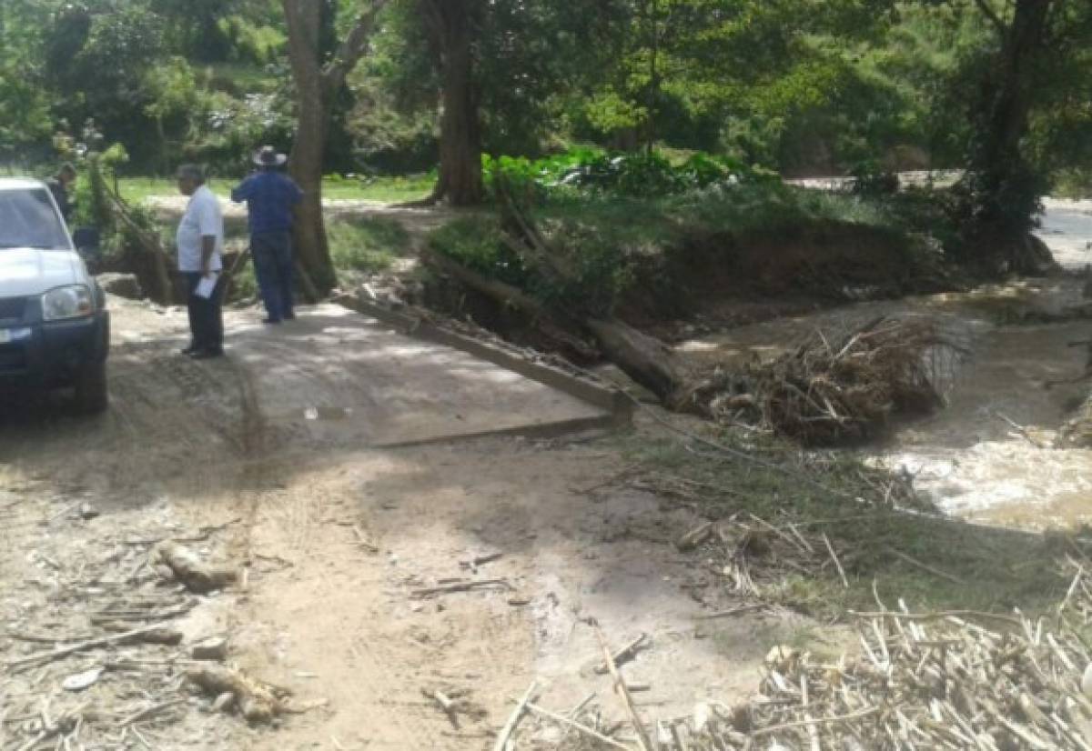 Honduras: Lluvias afectan viviendas, puentes y carreteras en zona oriental del país