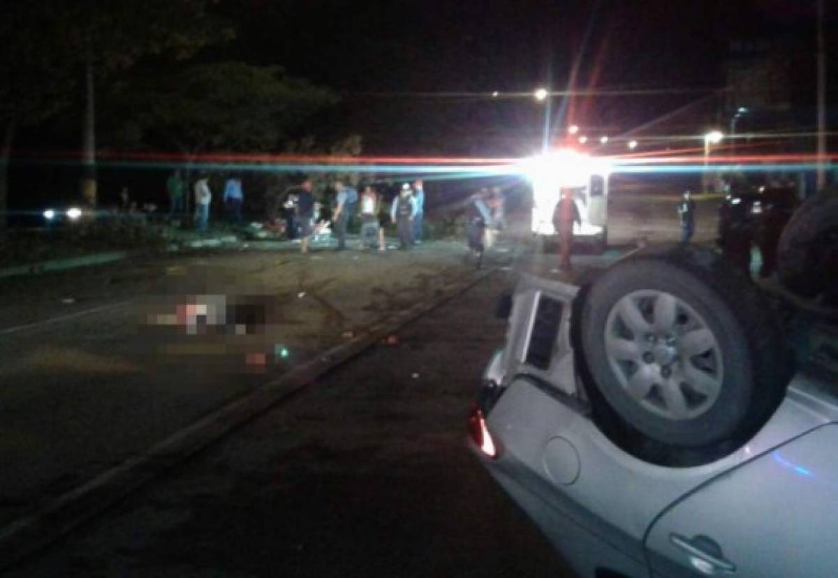 Abogada muere en trágico accidente que deja cuatro heridos en San Pedro Sula