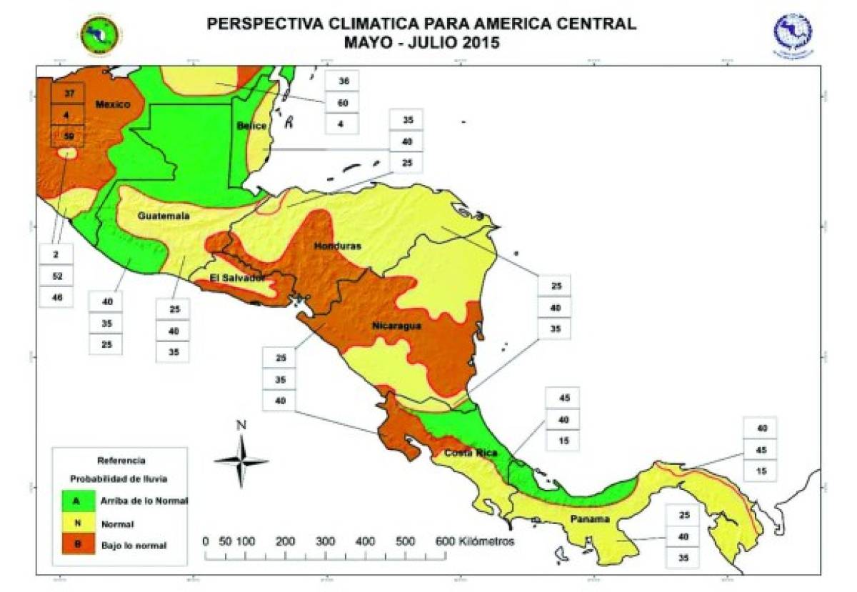 Honduras: Época lluviosa inicia el 5 de mayo