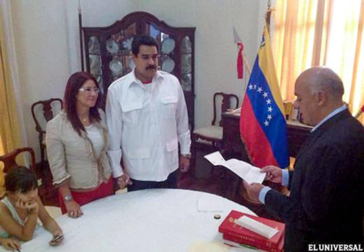 Nicolás Maduro se casa con exprocuradora