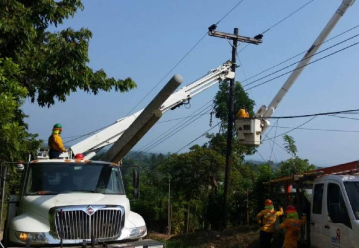 Trabajos de mantenimiento dejarán sin luz este miércoles varias zonas de Honduras