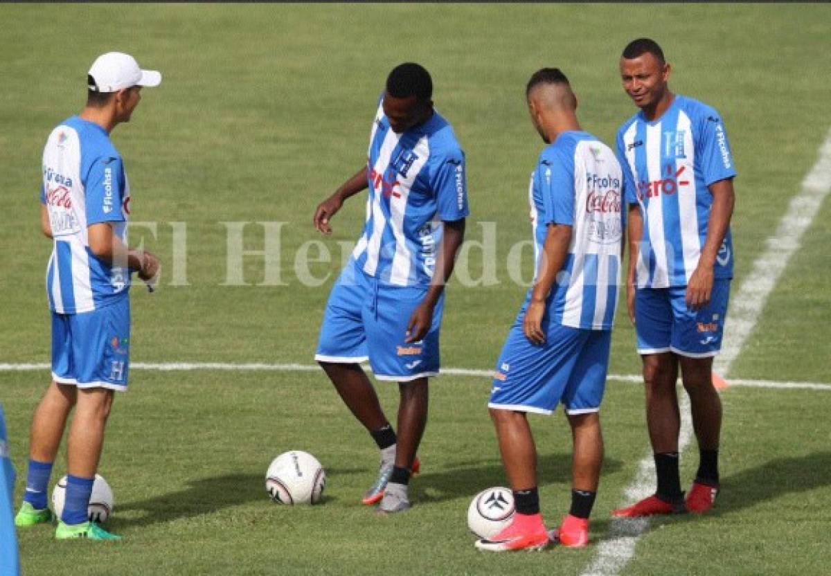 Honduras entrena previo al duelo ante Costa Rica el próximo 6 de octubre