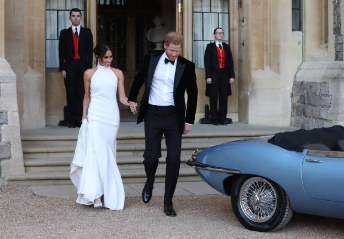 El segundo vestido de novia de Meghan Markle tras su boda con el príncipe Harry