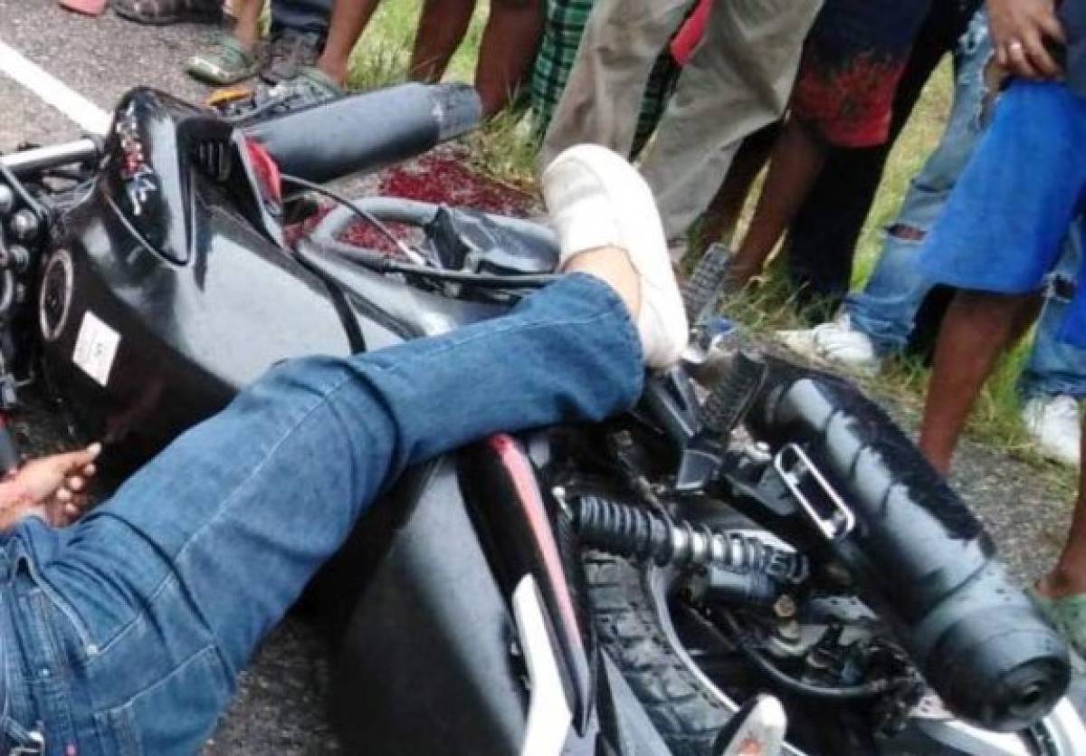 Matan a hombre cuando se conducía en una motocicleta en Choluteca