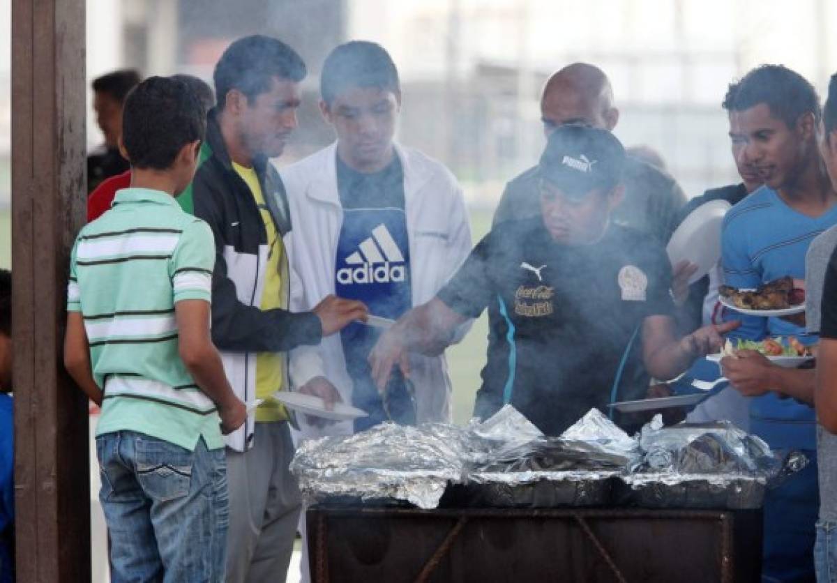 Un asado viene bien en el Olimpia