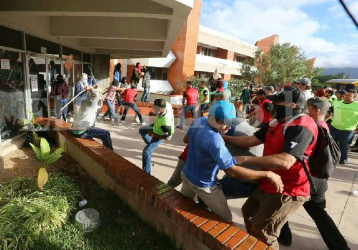 Universitarios que protagonizaron zafarrancho andaban ebrios, asegura la UNAH