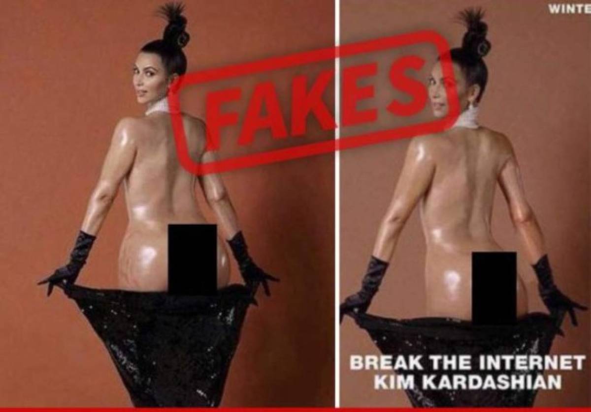 El desnudo de Kim Kardashian sin Photoshop