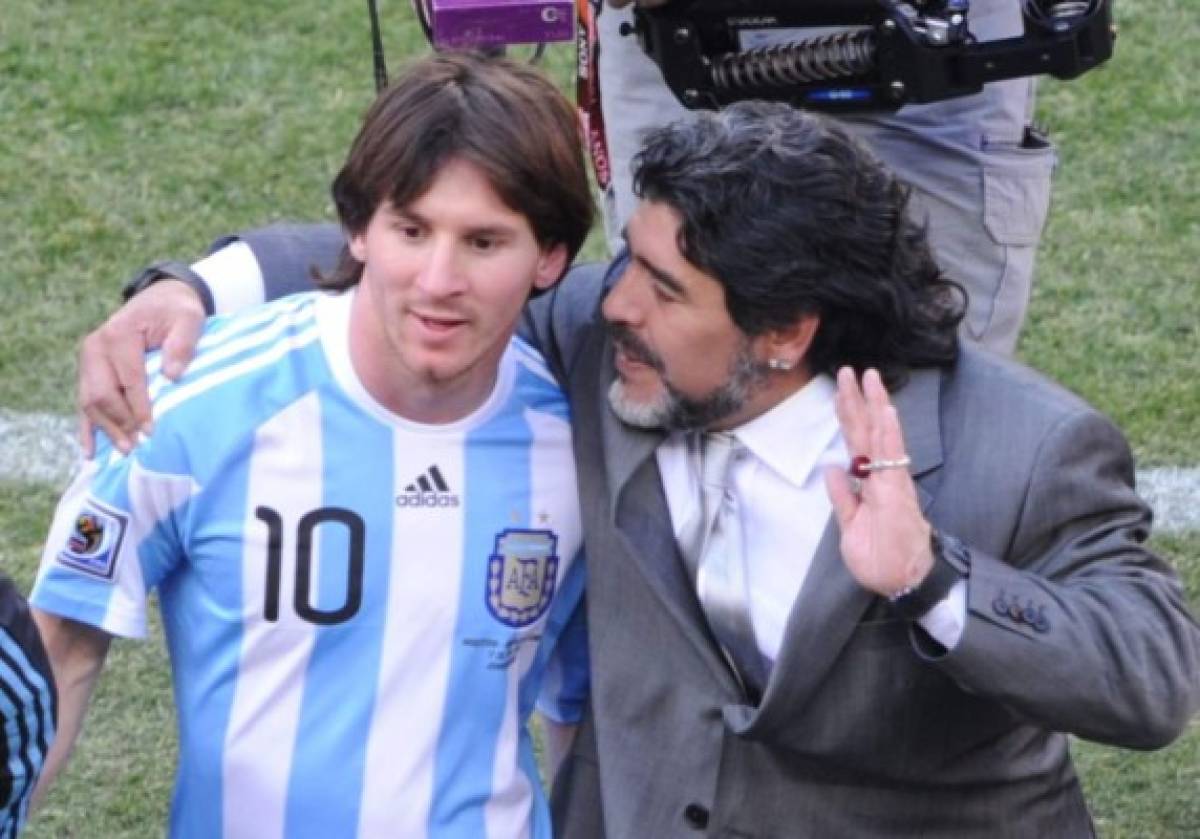 Maradona se diferencia de la Argentina de Messi: 'Le ganamos a Alemania'