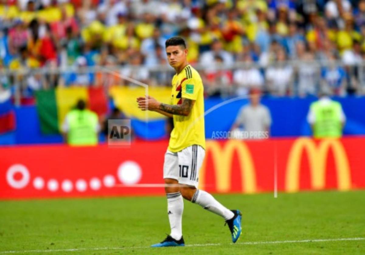 James Rodríguez la gran ausencia de Colombia ante Inglaterra