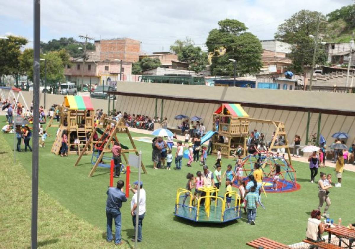Inauguración del parque La Amistad se convierte en una fiesta deportiva