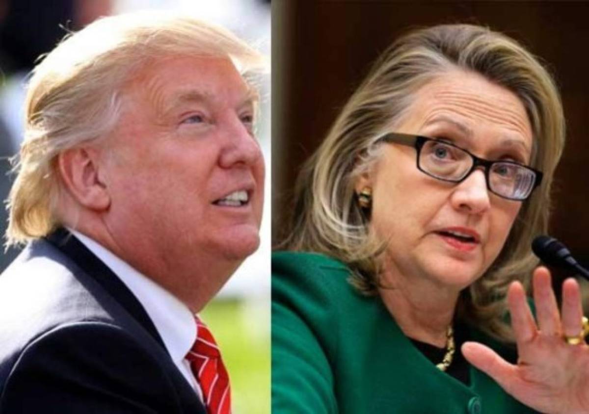 Donald Trump sube en las encuestas mientras que Hillary baja