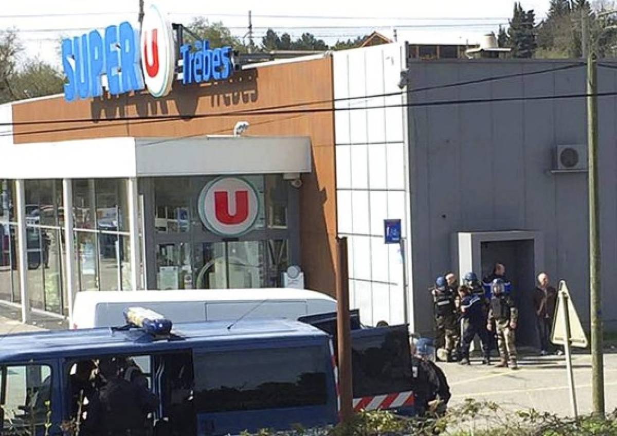 Policía abatió a sospechoso de toma de rehenes en la ciudad de Trebes, sur de Francia