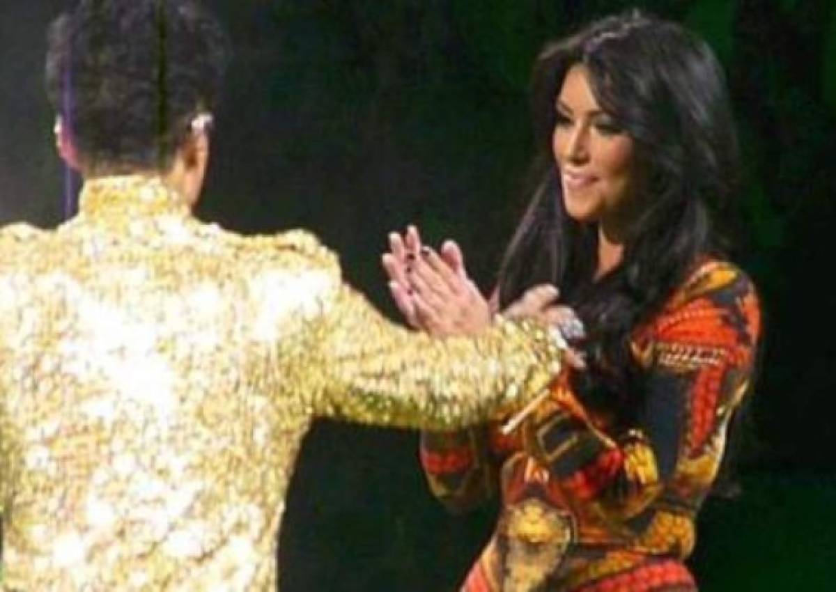 El día que Prince echó del escenario a Kim Kardashian  