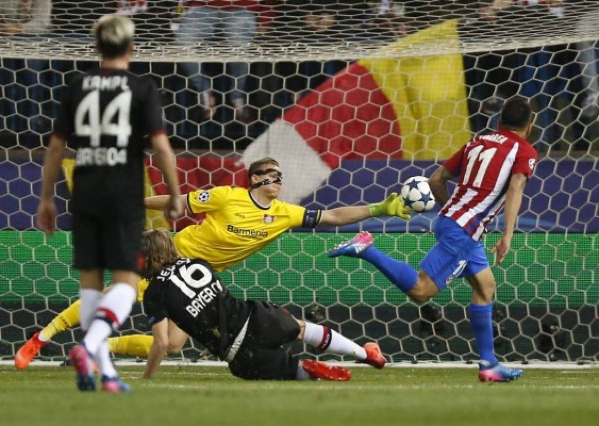 El Atlético de Madrid empató 0-0 ante el Bayer Leverkusen en el juego de octavos de Champions League