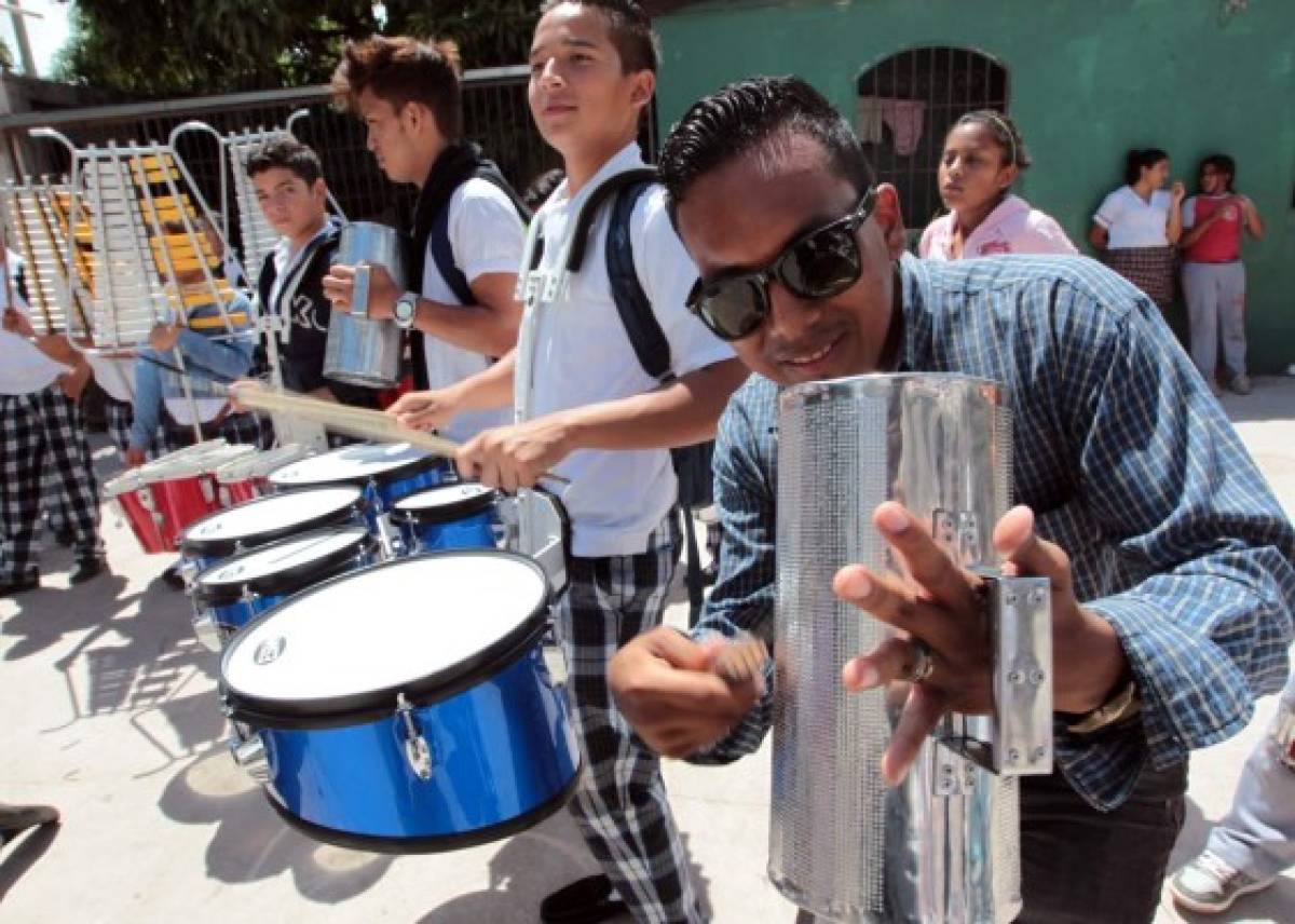 Así se prepararon las bandas para el 15 de septiembre