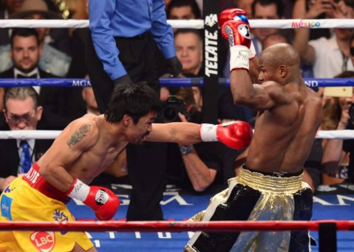 El estadounidense Floyd Mayweather triunfa en la 'Pelea del Siglo'