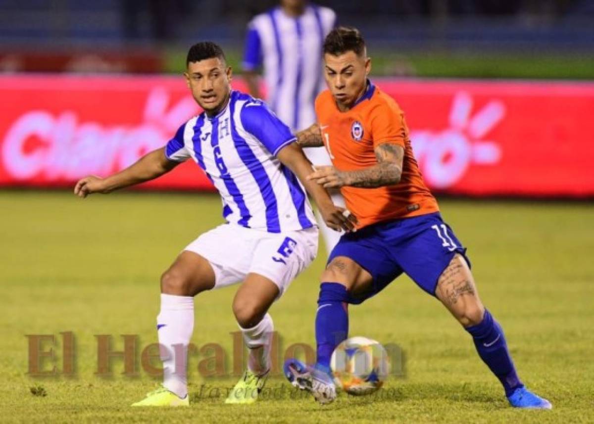 Selección de Honduras le gana 2-1 a Chile con goles de Elis y Jonathan Rubio