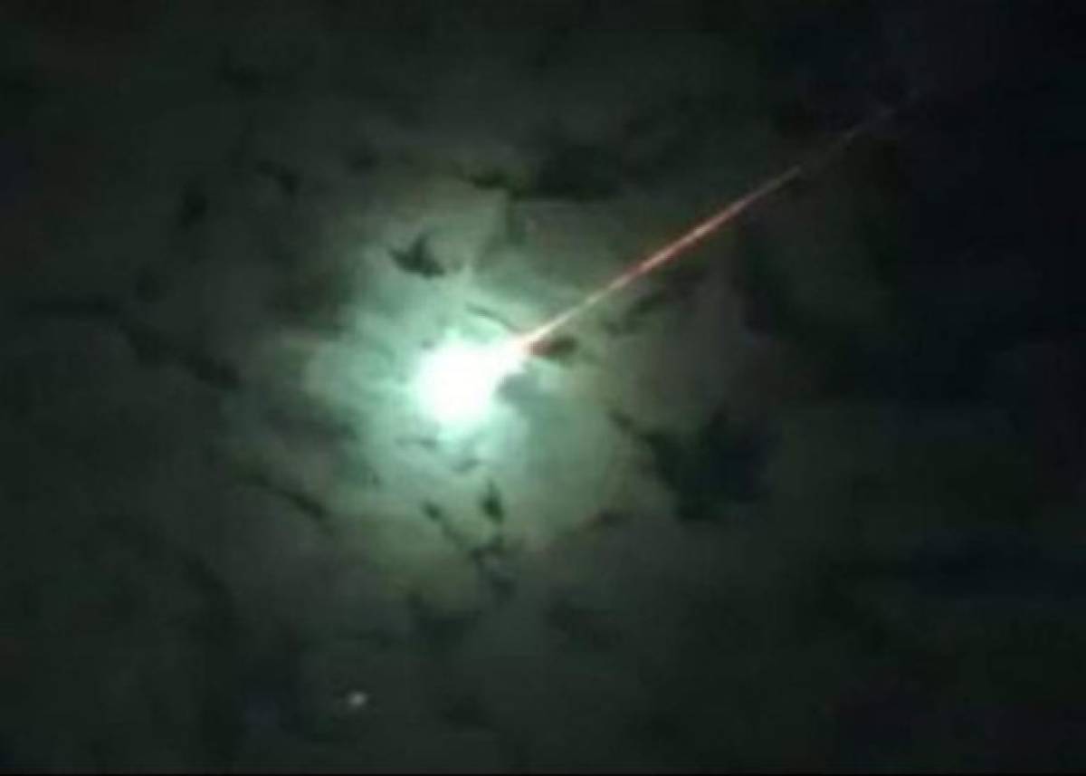 Meteoro causó en Argentina fenómeno luminoso en el cielo