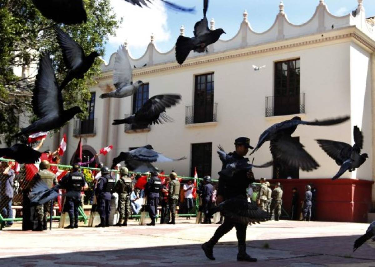 Honduras: En fotos, el revés a la Policía Militar