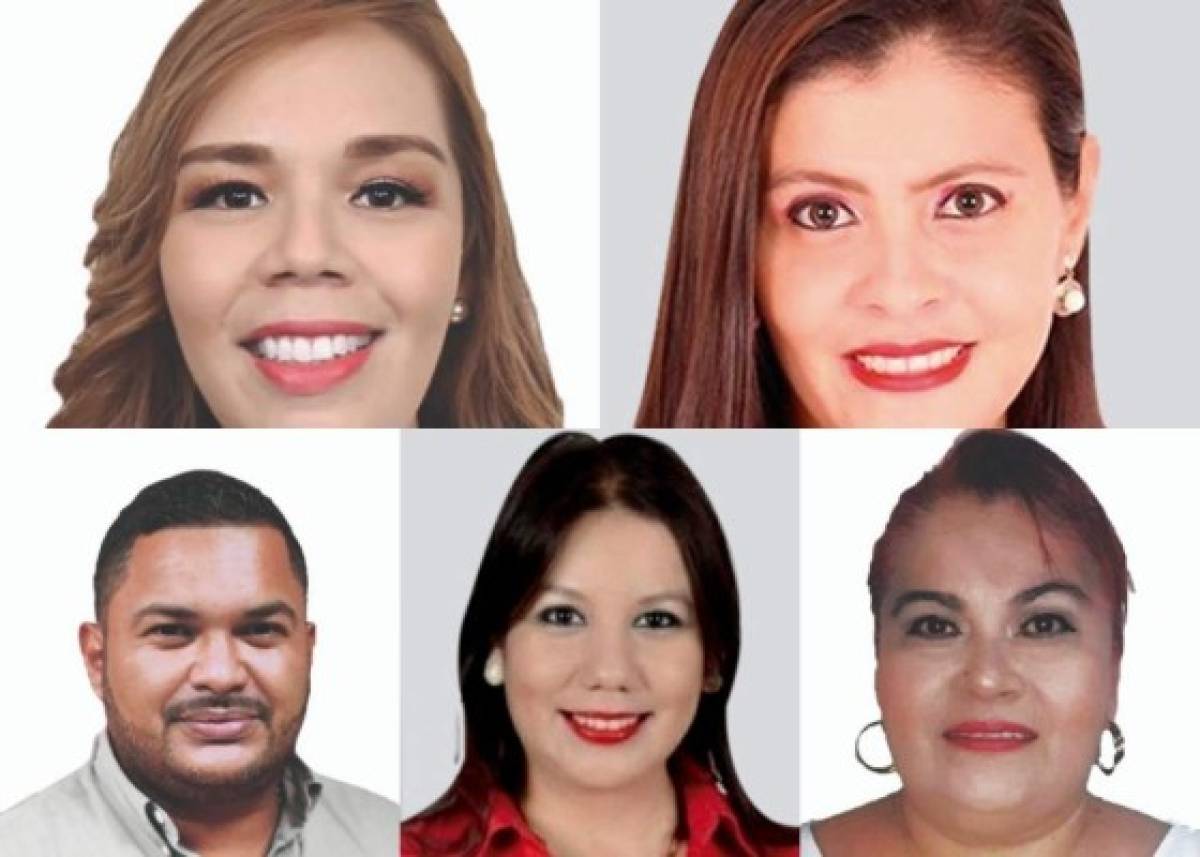 Candidatos a diputados que ganaron en Francisco Morazán