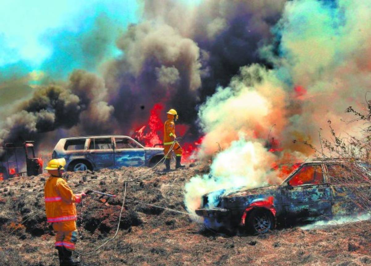 Evidencias fueron reducidas a cenizas en voraz incendio en predios de la DPI