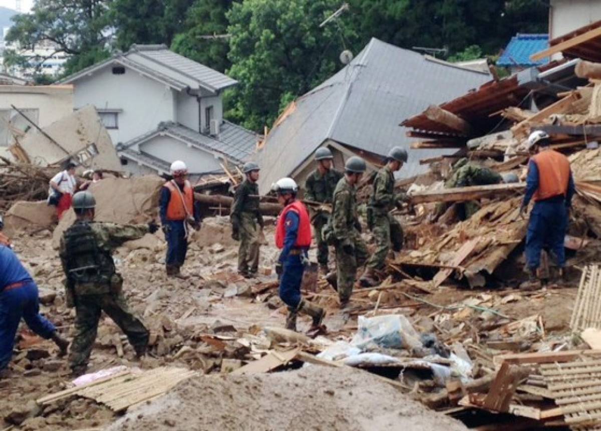 Al menos 39 muertos y 7 desaparecidos por lluvias en Japón