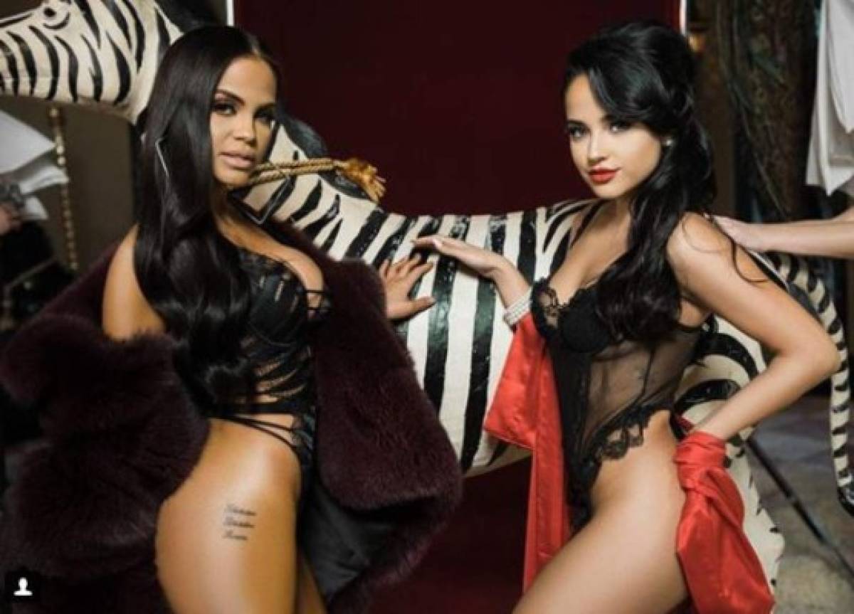 Natti Natasha y Becky G muestran su lado más atrevido. Foto Instagram @nattinatasha