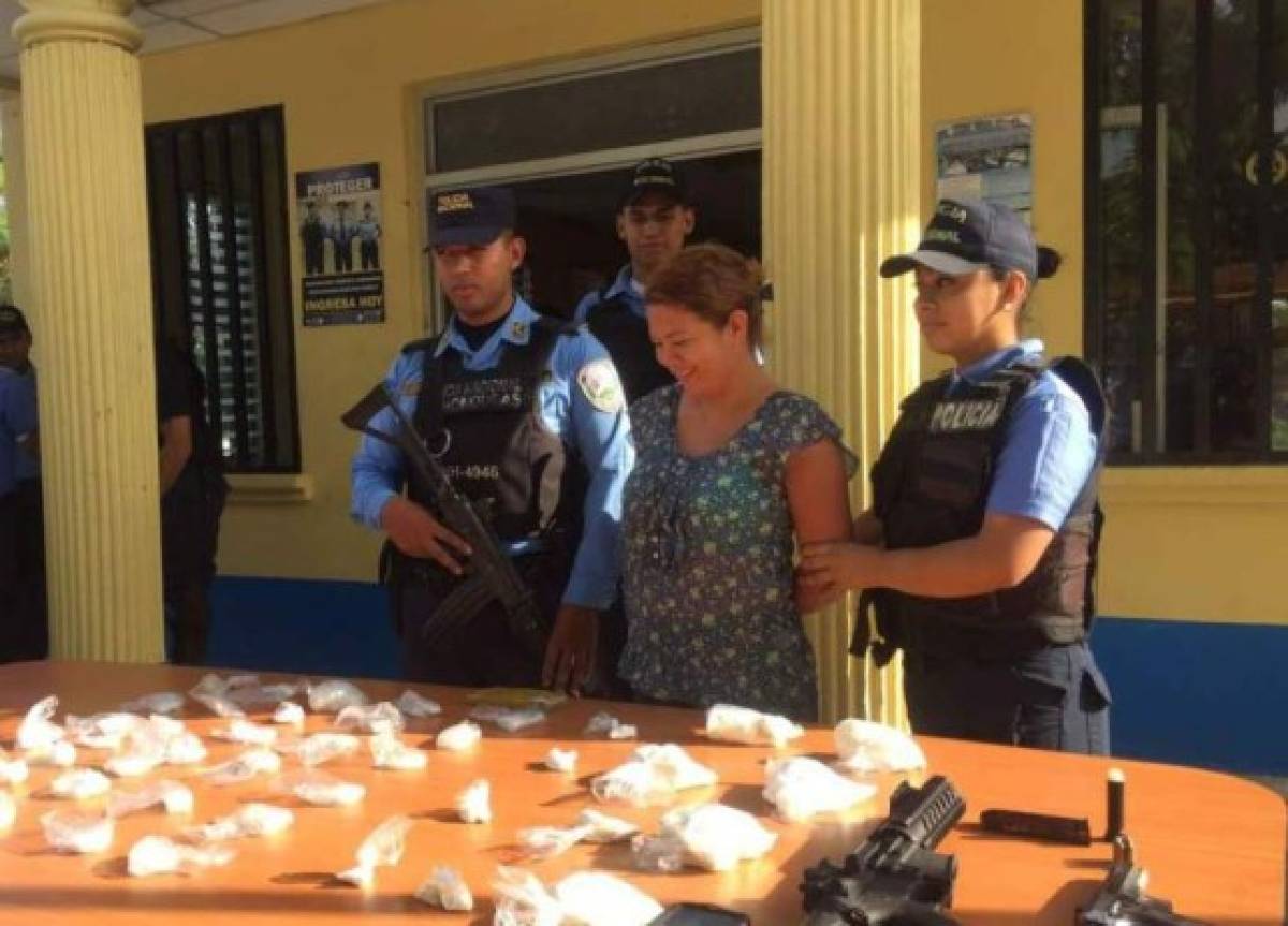 Honduras: Capturan a 'La colombiana', supuesta distribuidora de droga la zona norte