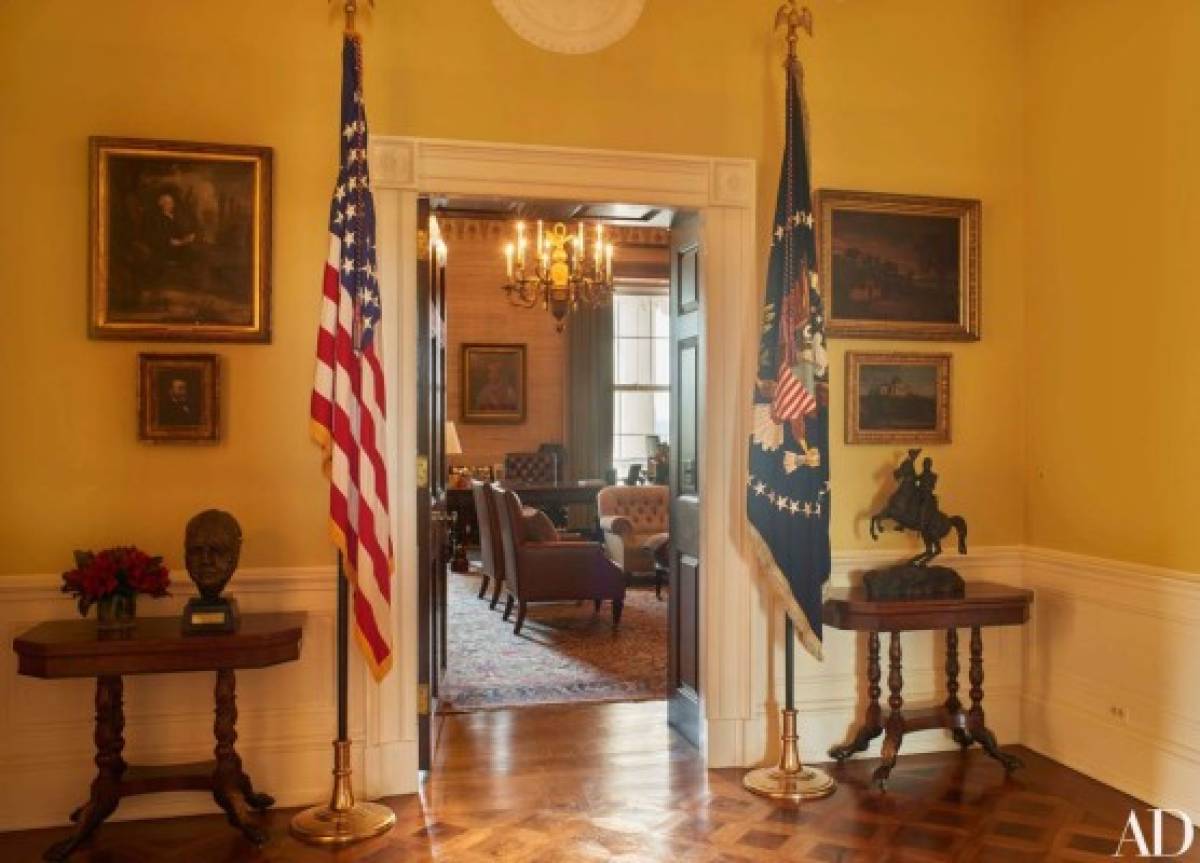 Fotos revelan salones privados de la Casa Blanca