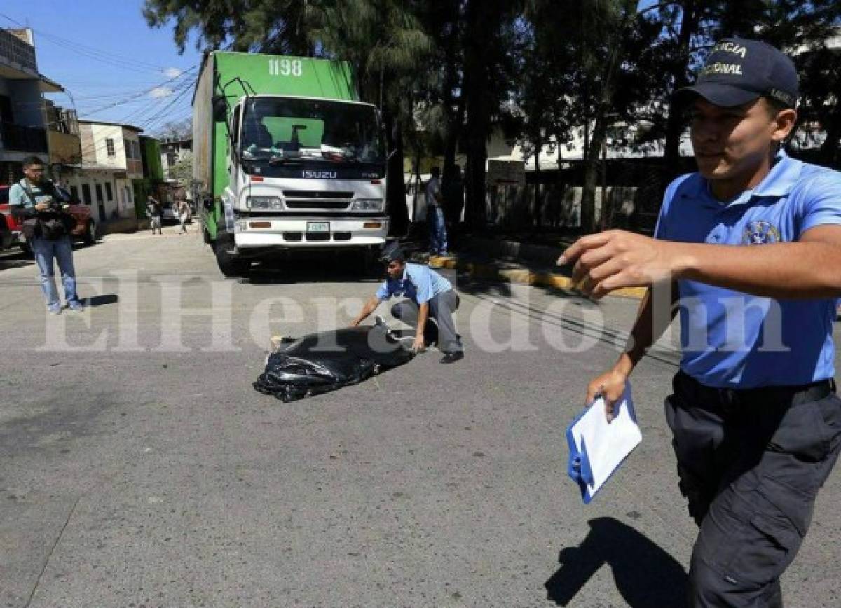Video registra momento en que matan a supuesto asaltante de camión repartidor de refrescos en Tegucigalpa