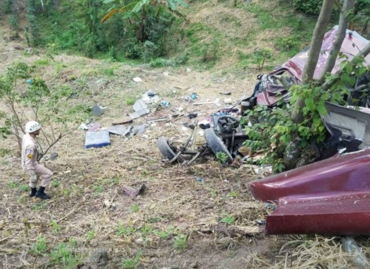 Cinco aparatosos accidentes en menos de 24 horas dejan dos muertos y heridos en Honduras