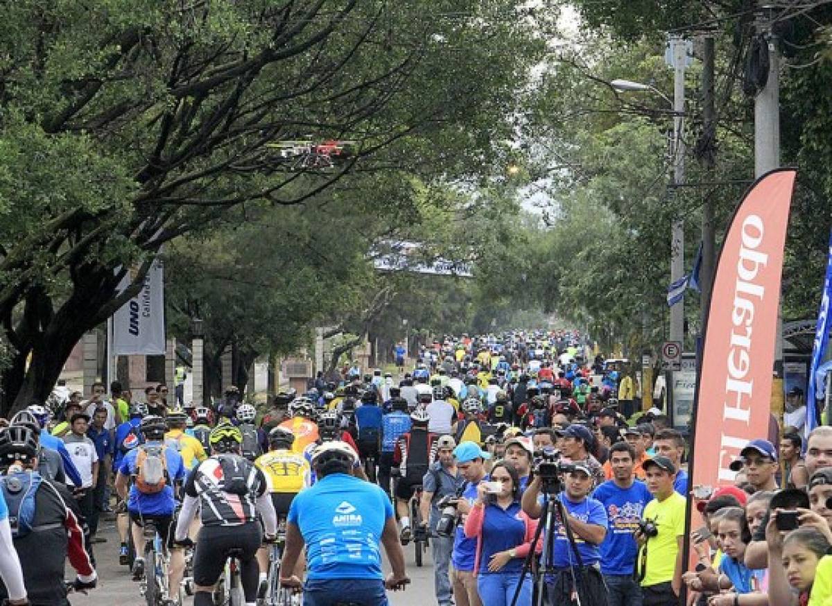 Un éxito convocatoria al máximo evento del ciclismo hondureño