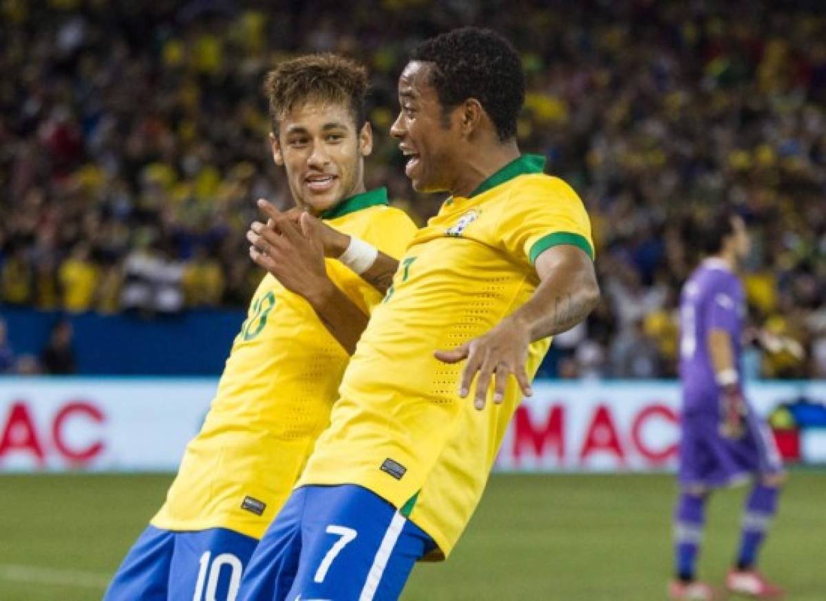 Robinho y Neymar, las apuestas de Dunga para amistosos previos a Copa América  